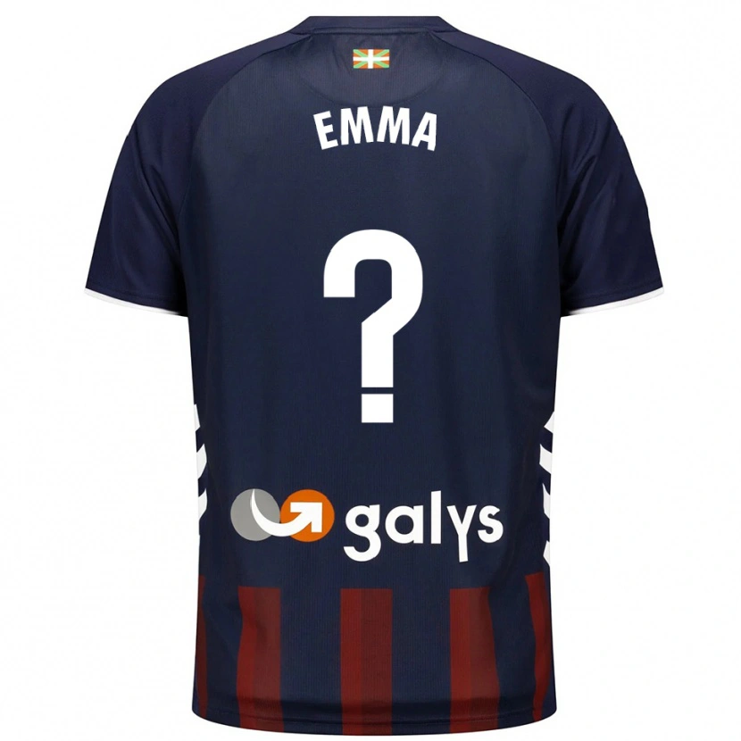 Danxen Kinderen Emma Moreno Torres #0 Marineblauw Rood Thuisshirt Thuistenue 2025/26 T-Shirt België