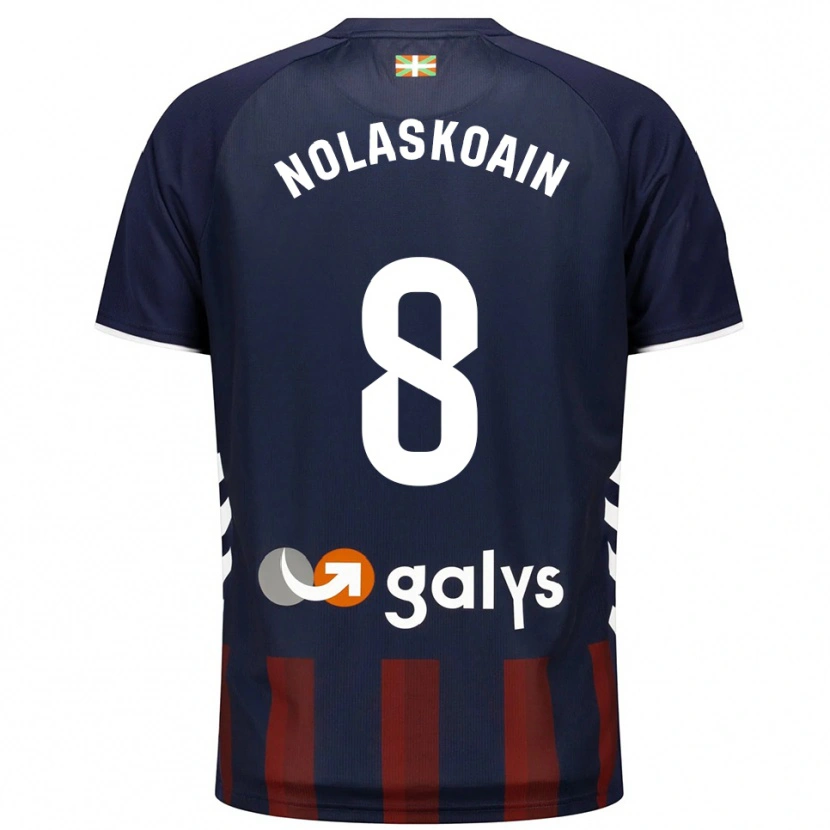 Danxen Kinderen Peru Nolaskoain #8 Marineblauw Rood Thuisshirt Thuistenue 2025/26 T-Shirt België