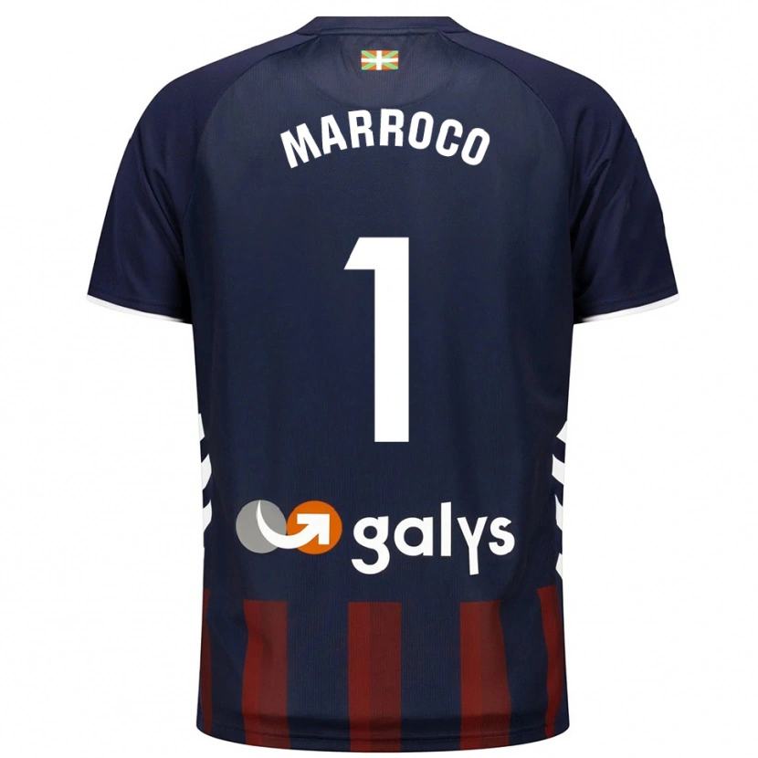 Danxen Kinderen Marc Marroco #1 Marineblauw Rood Thuisshirt Thuistenue 2025/26 T-Shirt België