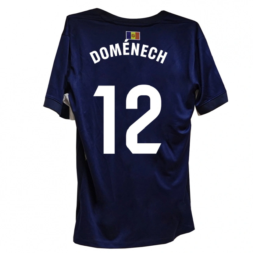 Danxen Kinderen Marc Doménech #12 Marineblauw Wit Thuisshirt Thuistenue 2025/26 T-Shirt België