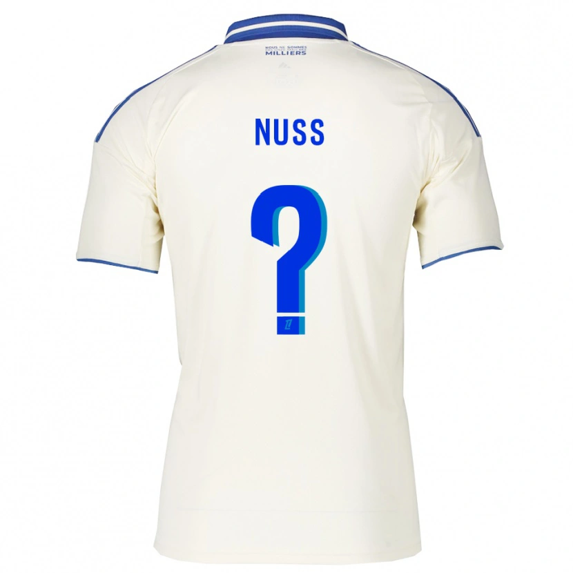Danxen Kinderen Antoine Nuss #0 Champagne Blauw Uitshirt Uittenue 2025/26 T-Shirt België