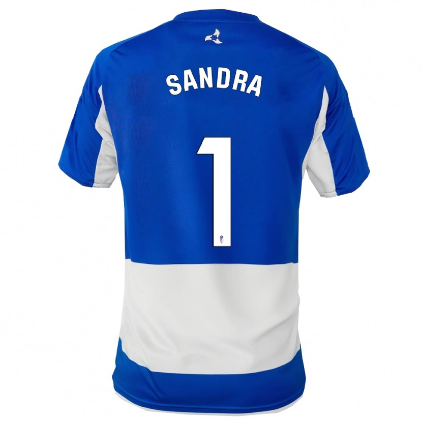 Danxen Kinderen Sandra #1 Blauw Wit Uitshirt Uittenue 2025/26 T-Shirt België