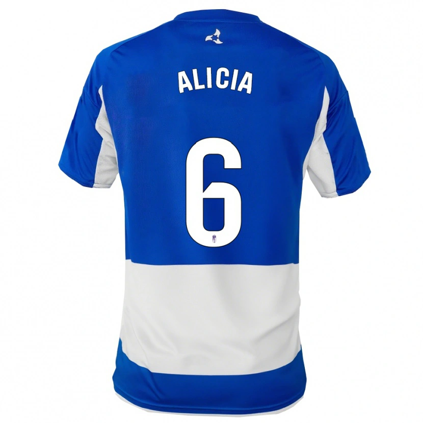 Danxen Kinderen Alicia #6 Blauw Wit Uitshirt Uittenue 2025/26 T-Shirt België