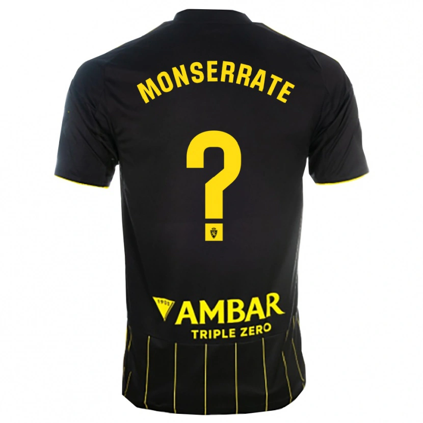 Danxen Kinderen Jano Monserrate #0 Zwart Geel Uitshirt Uittenue 2025/26 T-Shirt België