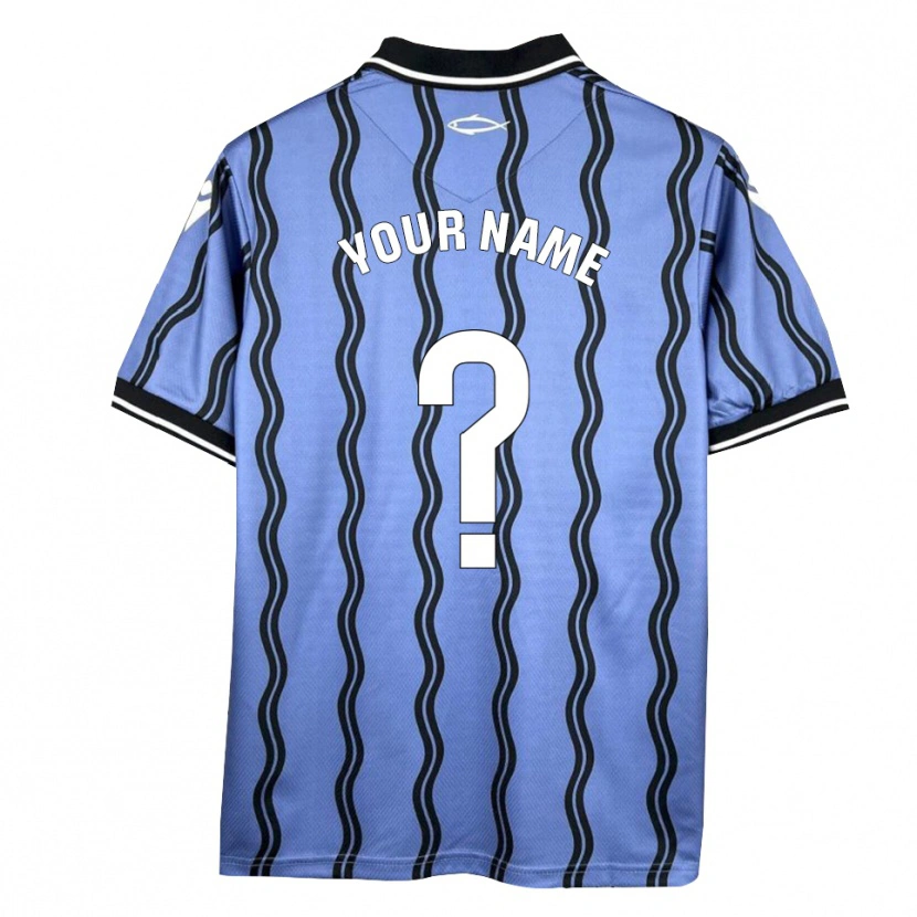 Danxen Kinderen Uw Naam #0 Donkerblauw Zwart Uitshirt Uittenue 2025/26 T-Shirt België