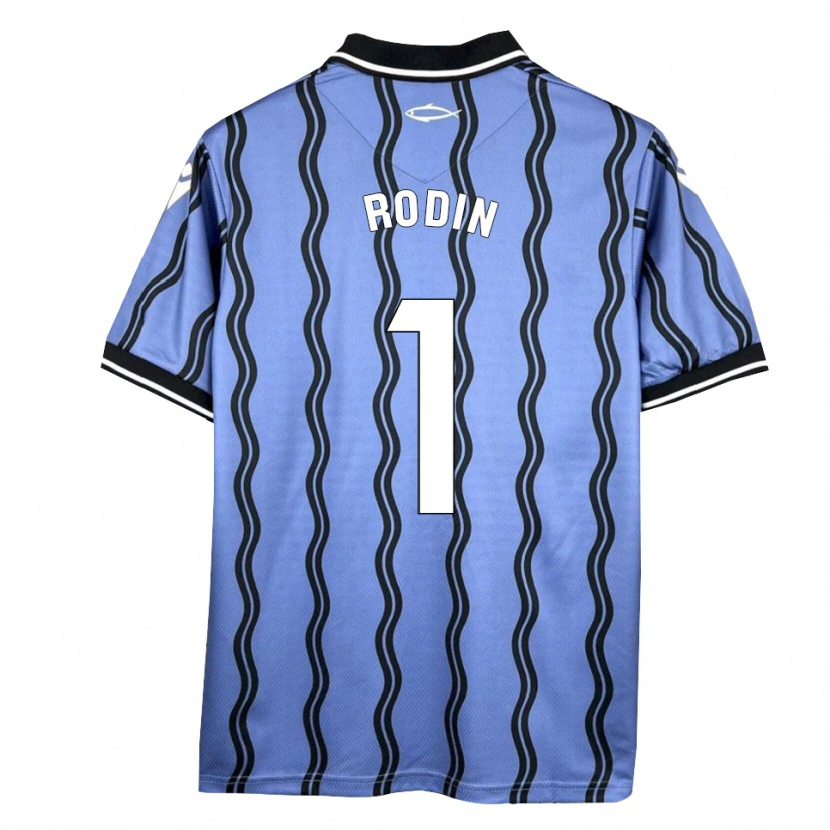 Danxen Kinderen Antonio Rodin #1 Donkerblauw Zwart Uitshirt Uittenue 2025/26 T-Shirt België