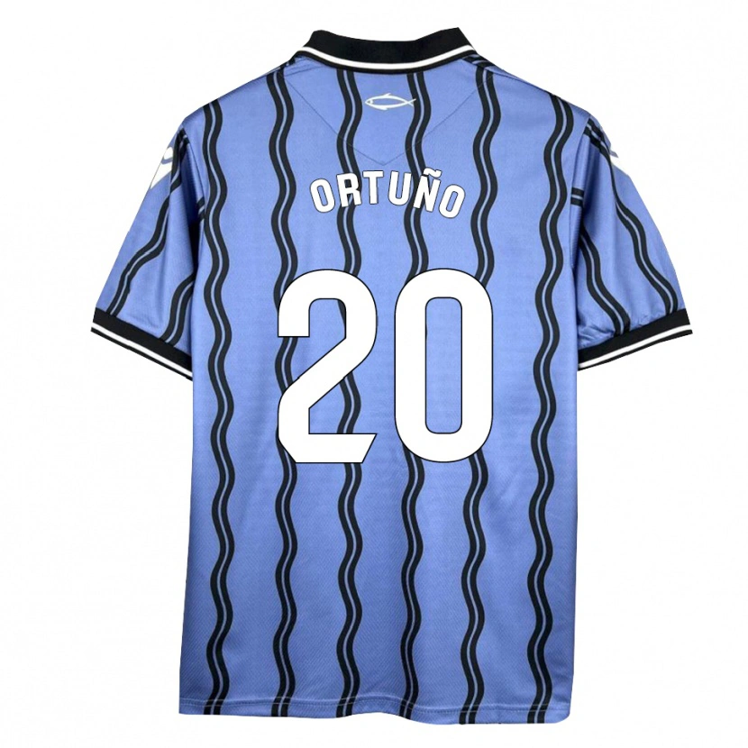 Danxen Kinderen Juanto Ortuño #20 Donkerblauw Zwart Uitshirt Uittenue 2025/26 T-Shirt België