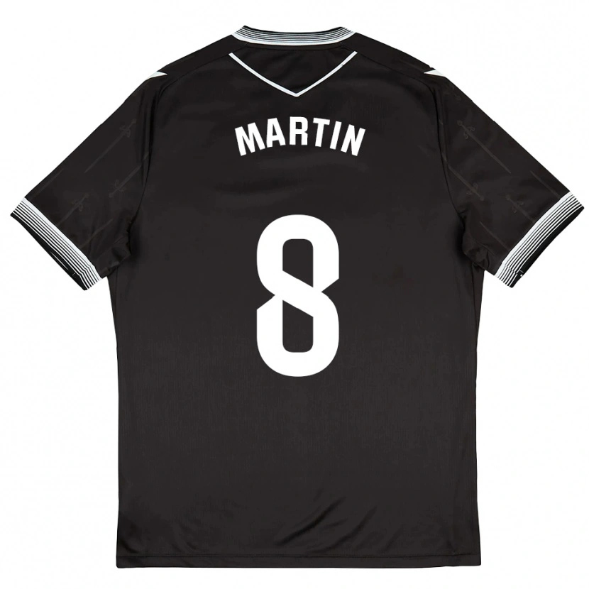 Danxen Kinderen Ander Martín #8 Zwart Wit Uitshirt Uittenue 2025/26 T-Shirt België