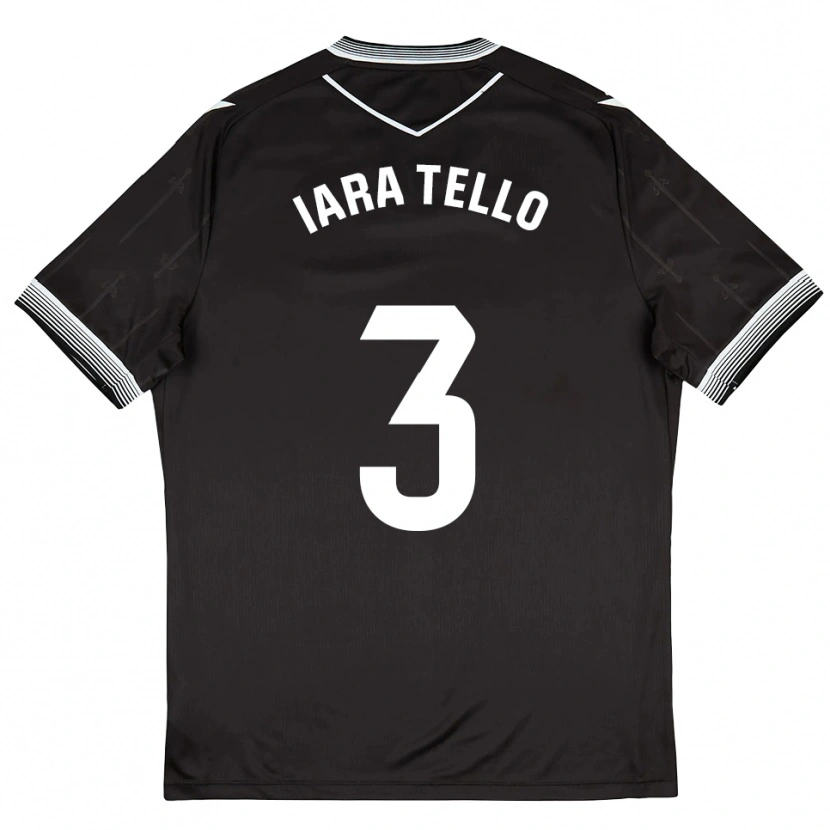 Danxen Kinderen Iara Tello #3 Zwart Wit Uitshirt Uittenue 2025/26 T-Shirt België