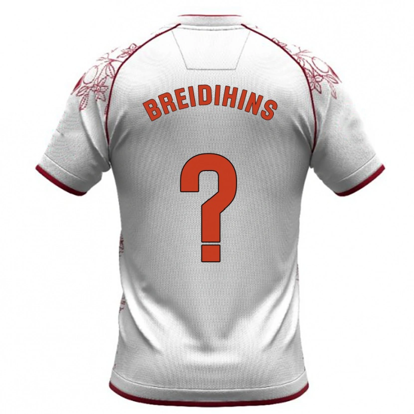 Danxen Kinderen Kirils Bredihins #0 Wit Bordeau Uitshirt Uittenue 2025/26 T-Shirt België