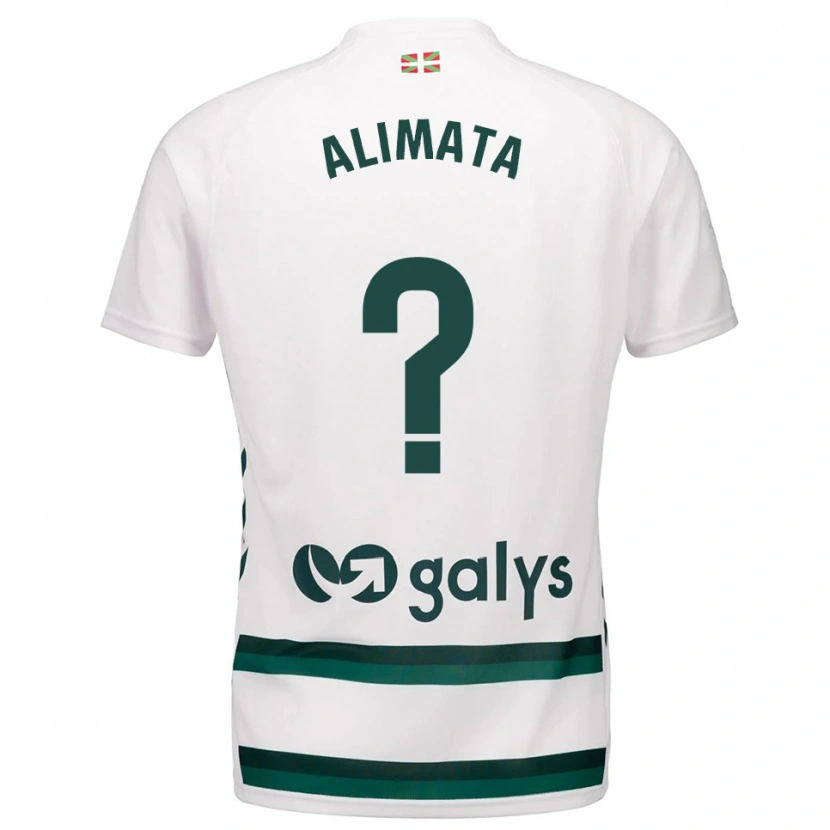 Danxen Kinderen Alimata Belem #0 Wit Groen Uitshirt Uittenue 2025/26 T-Shirt België