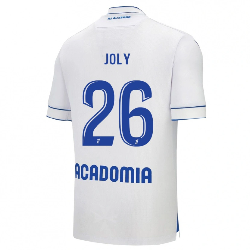 Danxen Heren Paul Joly #26 Wit Blauw Thuisshirt Thuistenue 2025/26 T-Shirt België