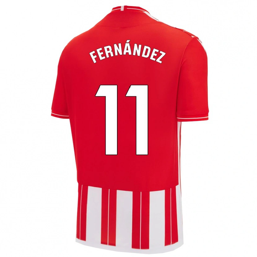Danxen Heren Nico Fernández #11 Rood Wit Thuisshirt Thuistenue 2025/26 T-Shirt België