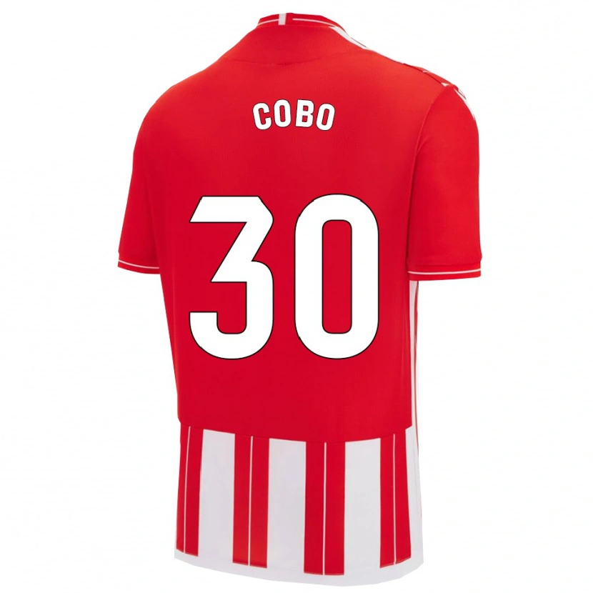 Danxen Heren Marco Cobo #30 Rood Wit Thuisshirt Thuistenue 2025/26 T-Shirt België