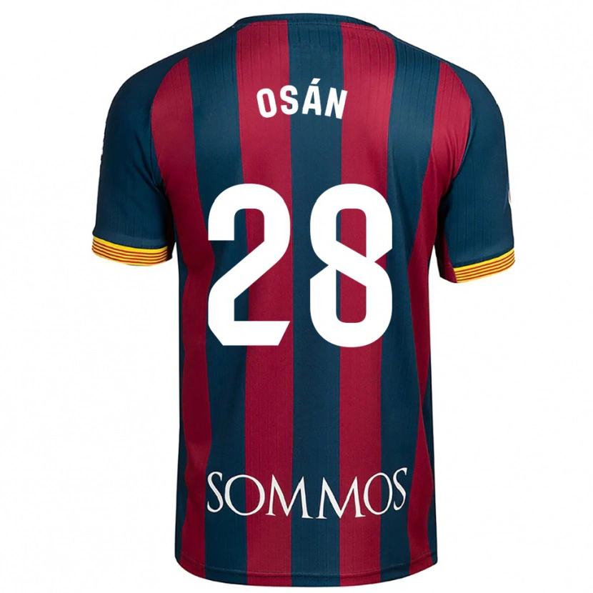 Danxen Heren Pablo Osán #28 Marineblauw Rood Thuisshirt Thuistenue 2025/26 T-Shirt België