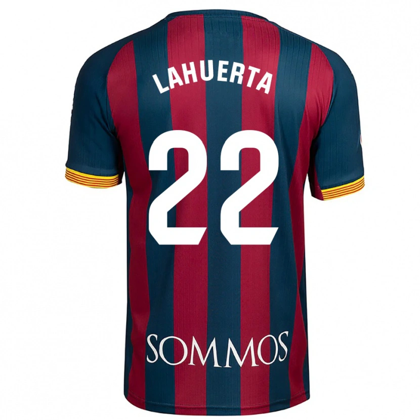Danxen Heren Gema Lahuerta #22 Marineblauw Rood Thuisshirt Thuistenue 2025/26 T-Shirt België