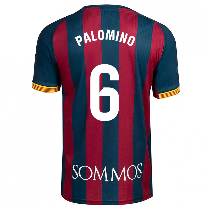 Danxen Heren Yolanda Palomino #6 Marineblauw Rood Thuisshirt Thuistenue 2025/26 T-Shirt België