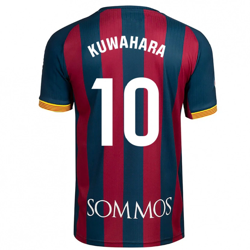 Danxen Heren Akane Kuwahara #10 Marineblauw Rood Thuisshirt Thuistenue 2025/26 T-Shirt België