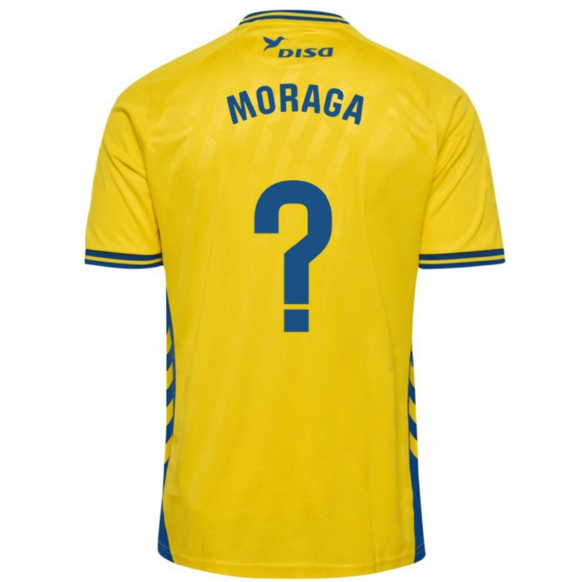 Danxen Heren Marcos Moraga #0 Geel Blauw Thuisshirt Thuistenue 2025/26 T-Shirt België
