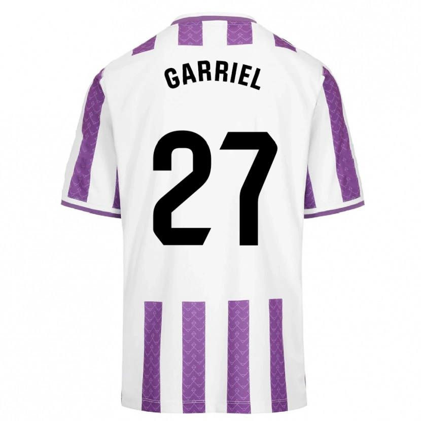 Danxen Heren Iván Garriel #27 Paars Wit Thuisshirt Thuistenue 2025/26 T-Shirt België