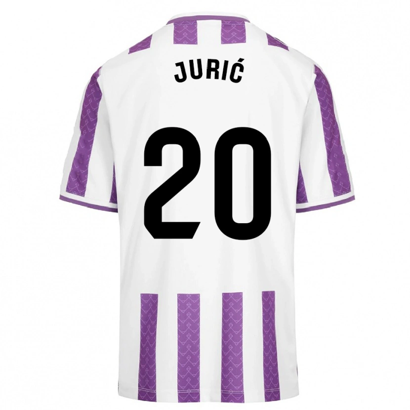 Danxen Heren Stanko Juric #20 Paars Wit Thuisshirt Thuistenue 2025/26 T-Shirt België