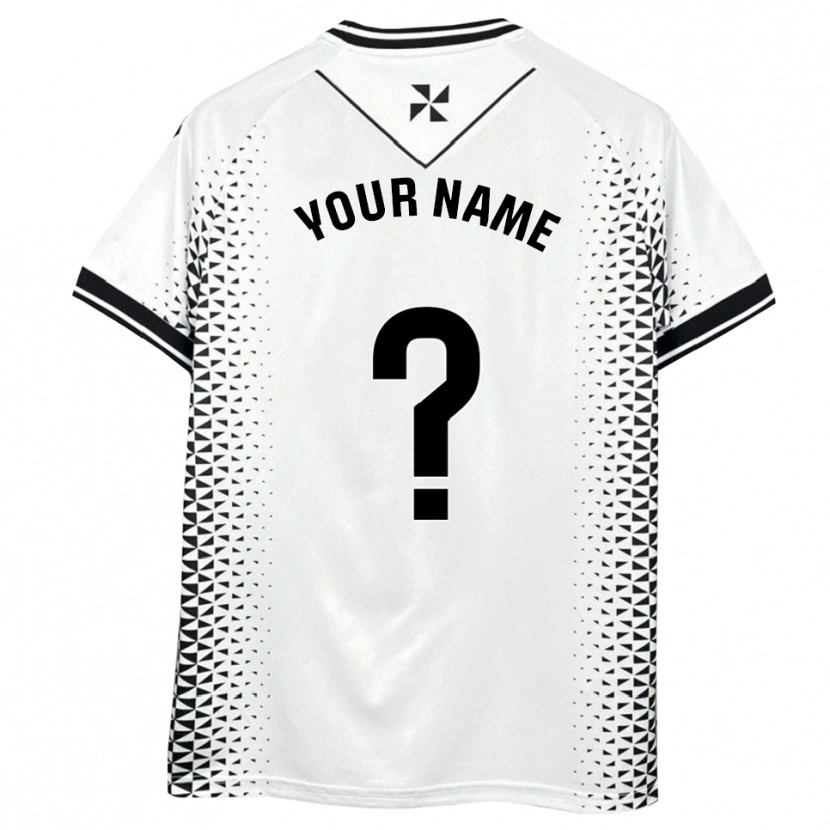 Danxen Heren Uw Naam #0 Wit Zwart Thuisshirt Thuistenue 2025/26 T-Shirt België