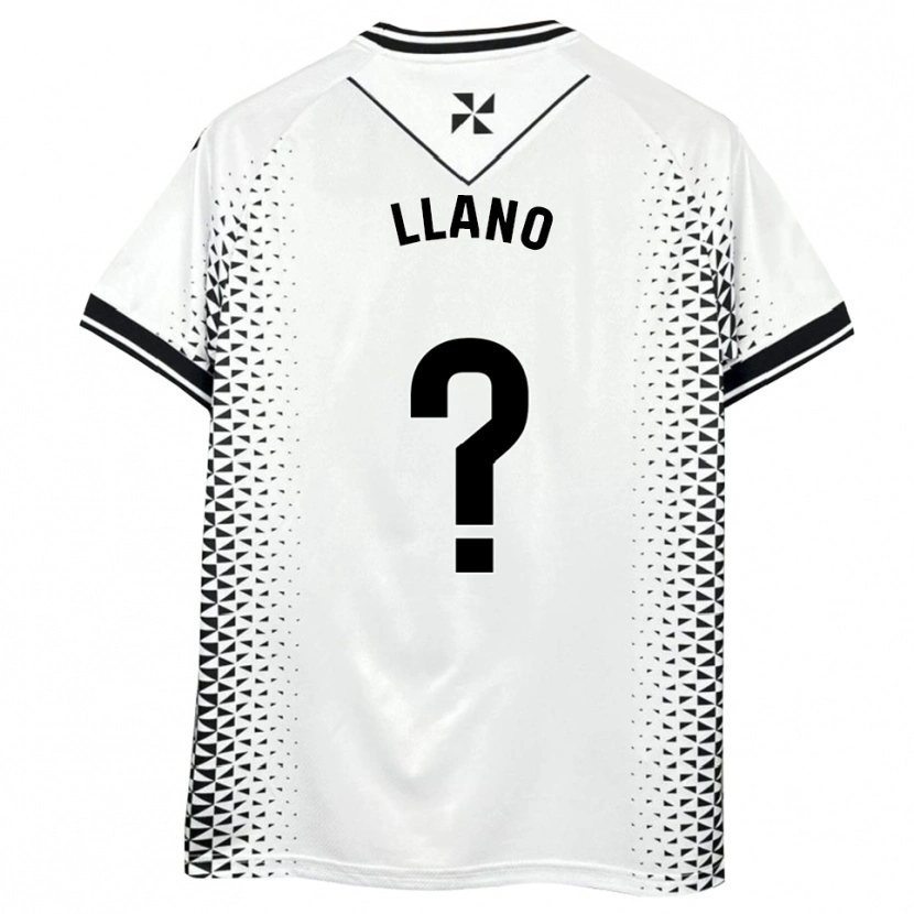 Danxen Heren Guillermo Llano #0 Wit Zwart Thuisshirt Thuistenue 2025/26 T-Shirt België