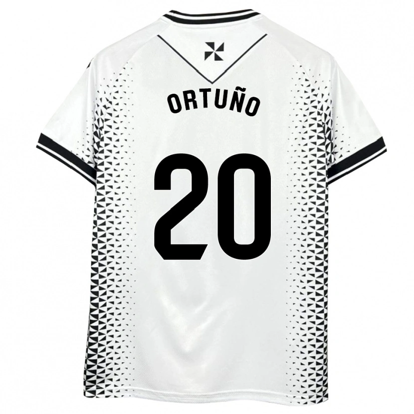Danxen Heren Juanto Ortuño #20 Wit Zwart Thuisshirt Thuistenue 2025/26 T-Shirt België