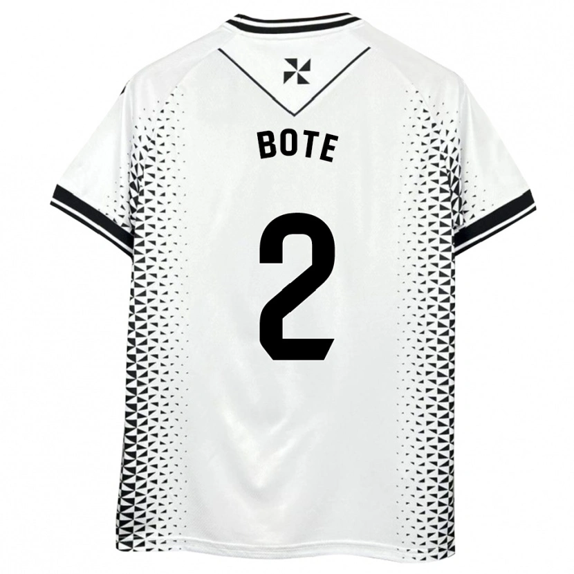 Danxen Heren Jorge Bote #2 Wit Zwart Thuisshirt Thuistenue 2025/26 T-Shirt België