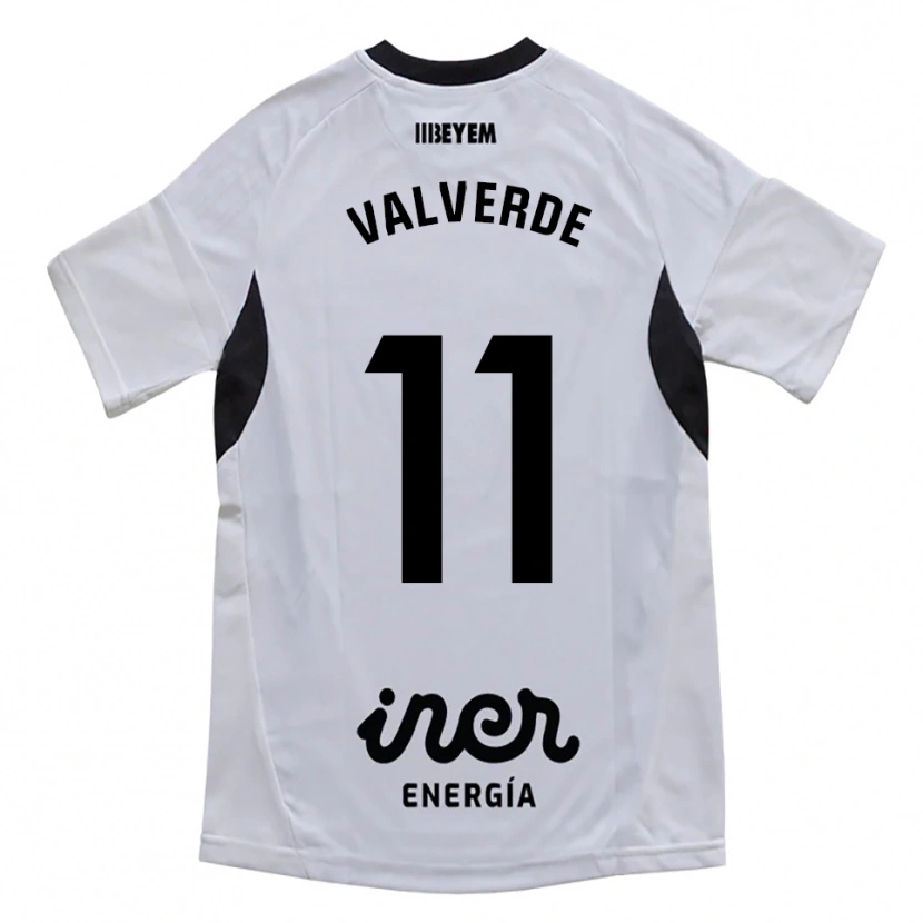 Danxen Heren Victor Valverde #11 Wit Paars Thuisshirt Thuistenue 2025/26 T-Shirt België