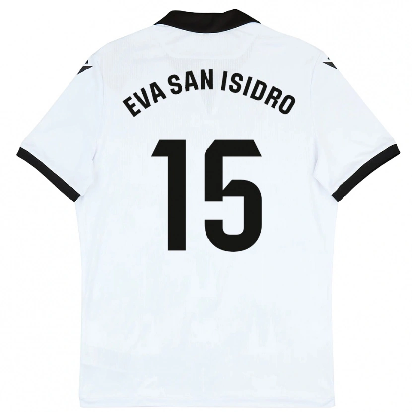 Danxen Heren Eva San Isidro #15 Wit Zwart Thuisshirt Thuistenue 2025/26 T-Shirt België