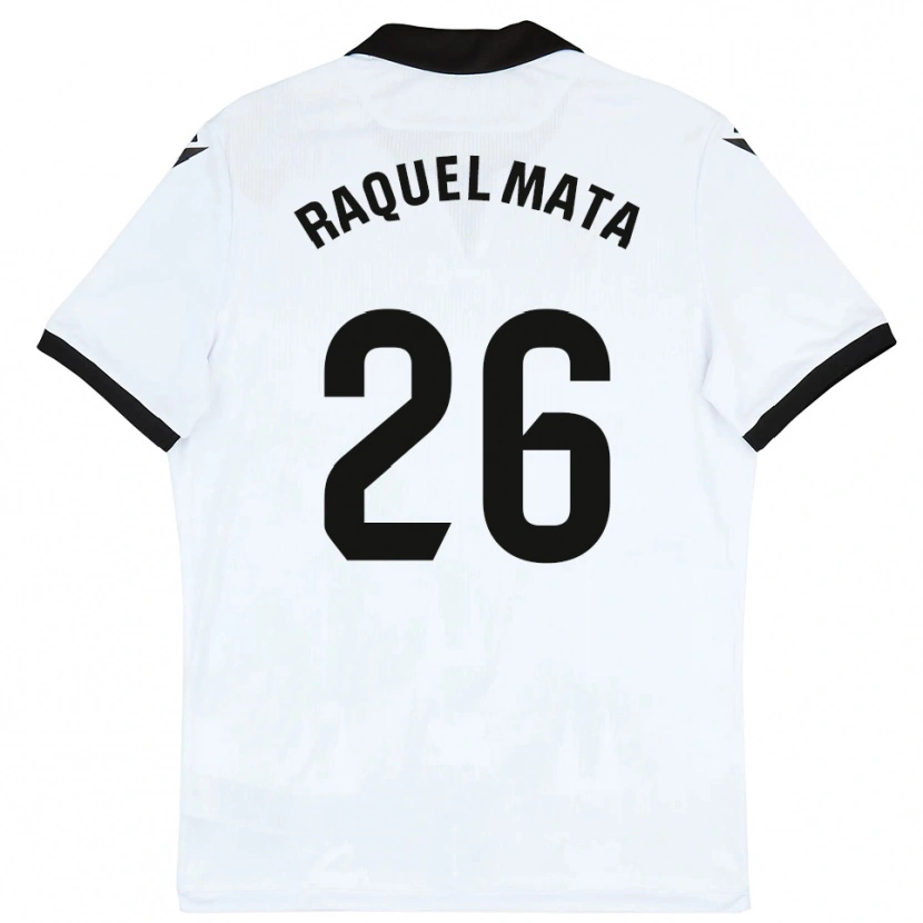 Danxen Heren Raquel Mata #26 Wit Zwart Thuisshirt Thuistenue 2025/26 T-Shirt België
