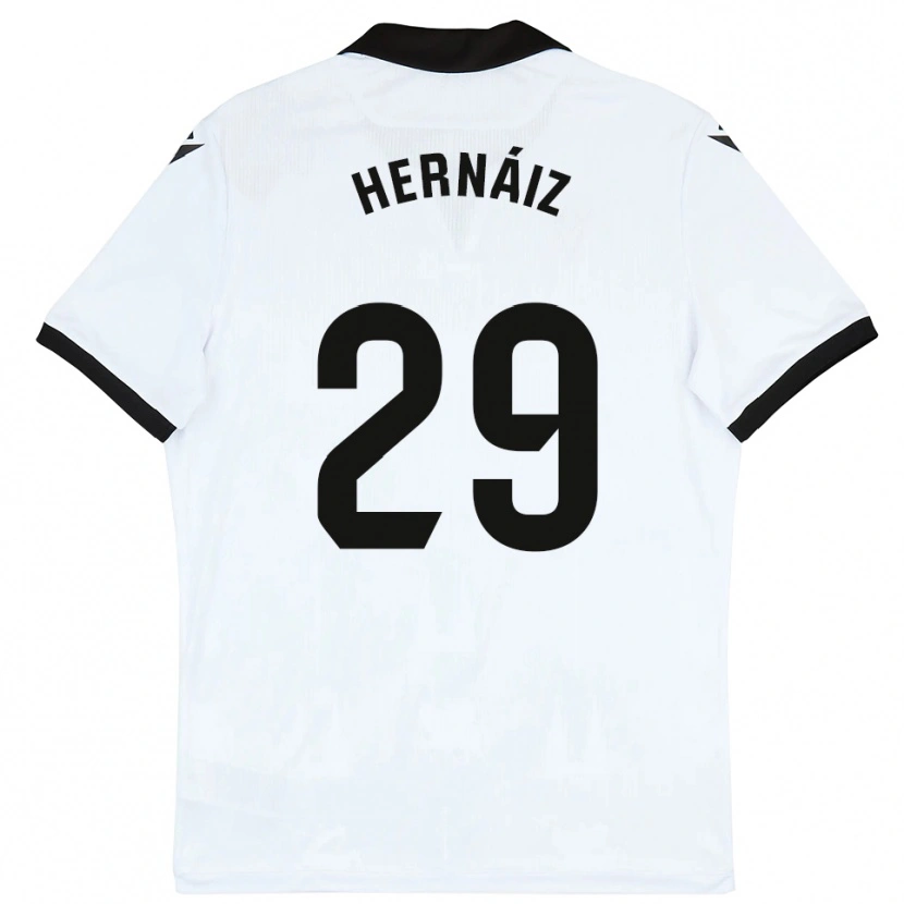 Danxen Heren David Hernáiz #29 Wit Zwart Thuisshirt Thuistenue 2025/26 T-Shirt België
