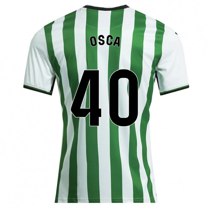 Danxen Heren Cristian Osca #40 Wit Groen Thuisshirt Thuistenue 2025/26 T-Shirt België