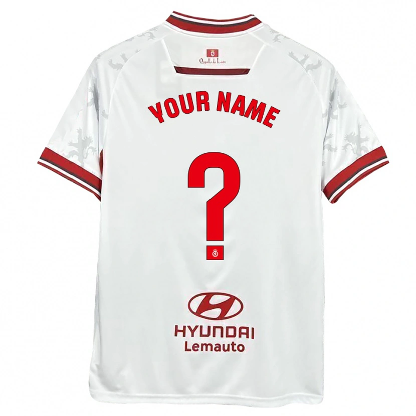 Danxen Heren Uw Naam #0 Wit Rood Thuisshirt Thuistenue 2025/26 T-Shirt België
