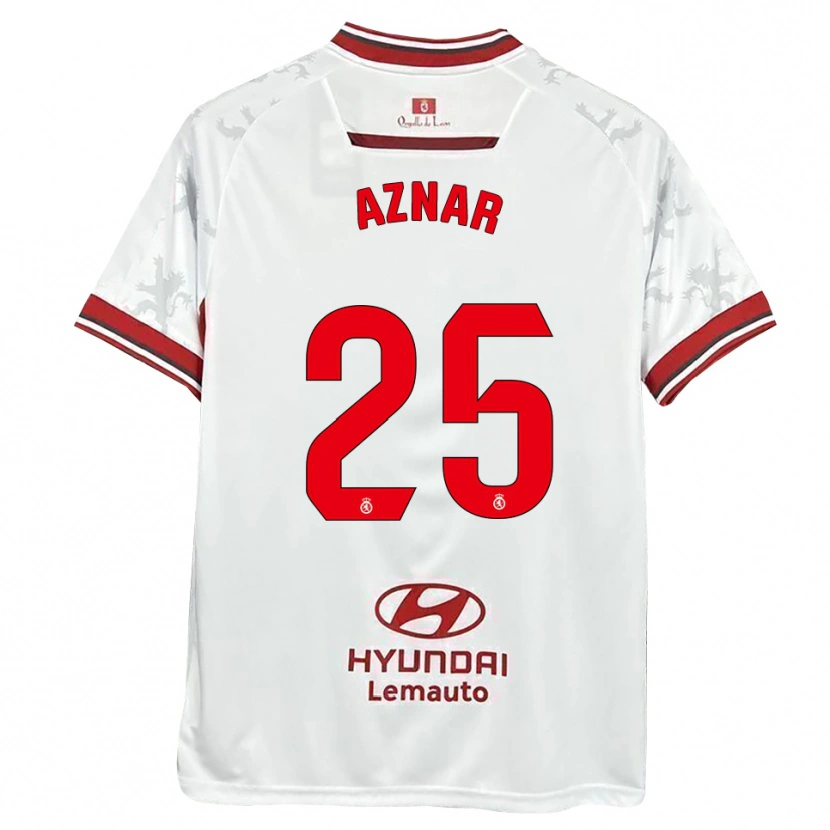 Danxen Heren Mario Aznar #25 Wit Rood Thuisshirt Thuistenue 2025/26 T-Shirt België