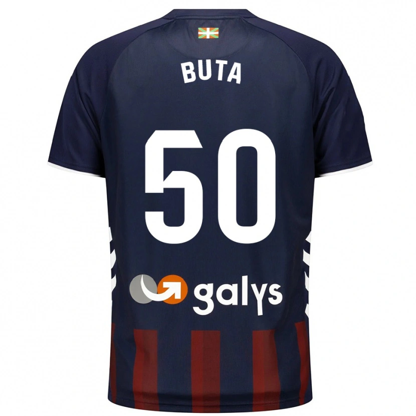 Danxen Heren Leonardo Buta #50 Marineblauw Rood Thuisshirt Thuistenue 2025/26 T-Shirt België