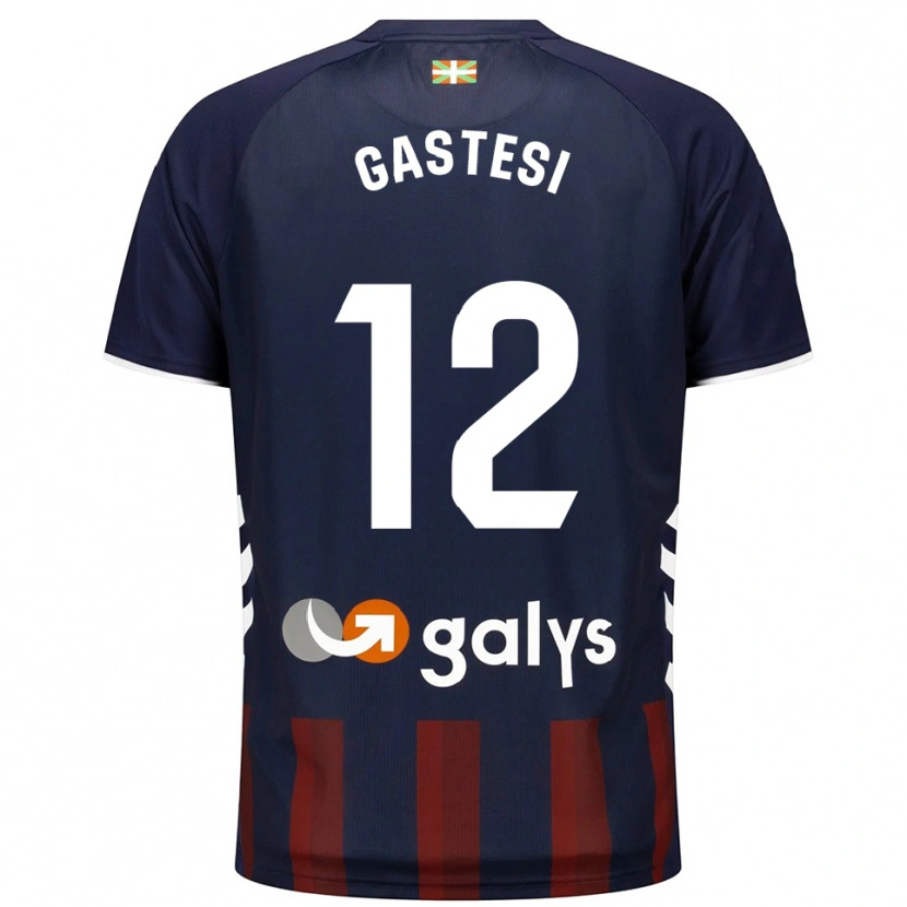 Danxen Heren Gorka Gastesi #12 Marineblauw Rood Thuisshirt Thuistenue 2025/26 T-Shirt België