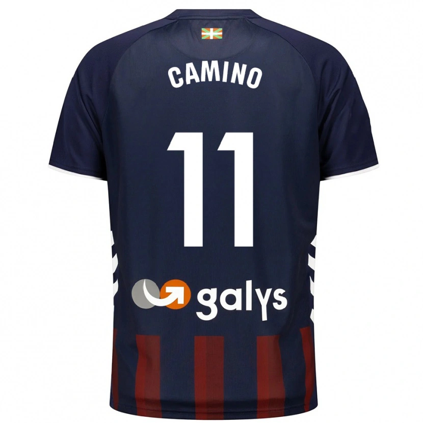 Danxen Heren Laura Camino Fernández #11 Marineblauw Rood Thuisshirt Thuistenue 2025/26 T-Shirt België