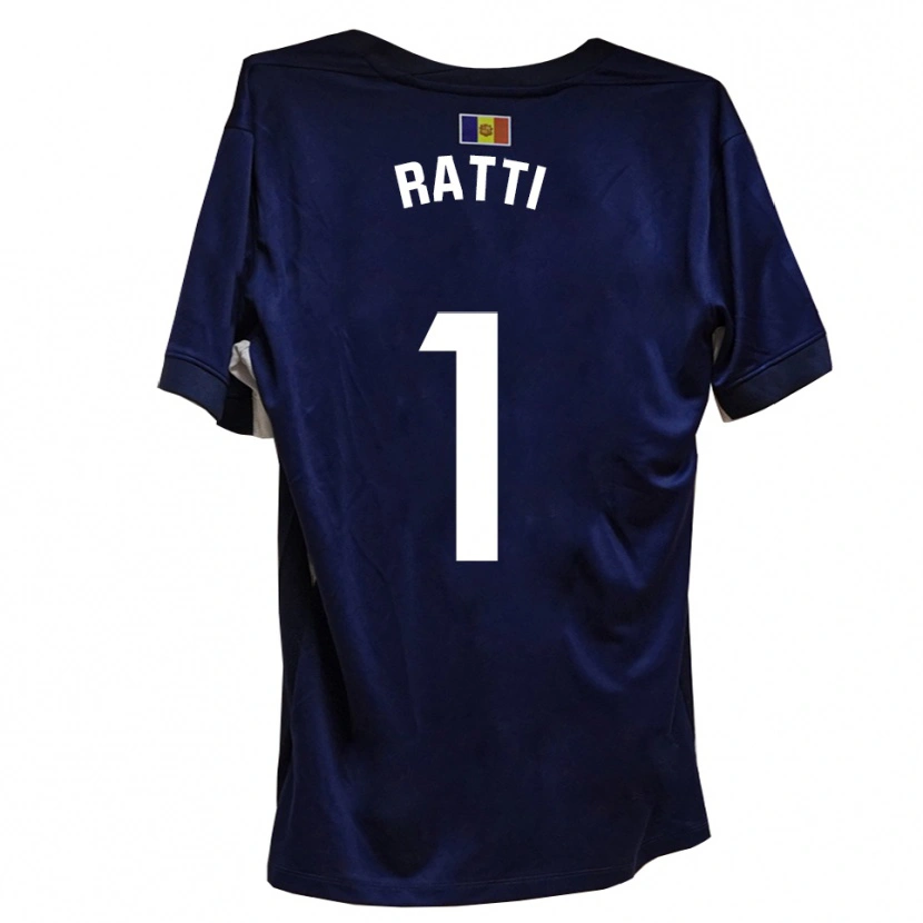 Danxen Heren Nico Ratti #1 Marineblauw Wit Thuisshirt Thuistenue 2025/26 T-Shirt België