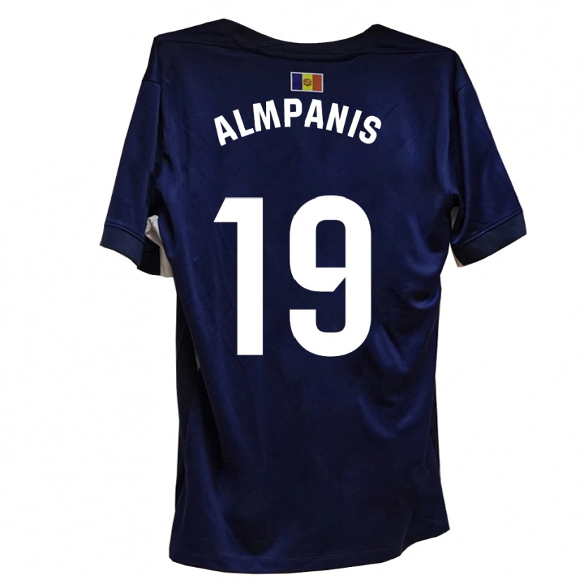 Danxen Heren Christos Almpanis #19 Marineblauw Wit Thuisshirt Thuistenue 2025/26 T-Shirt België