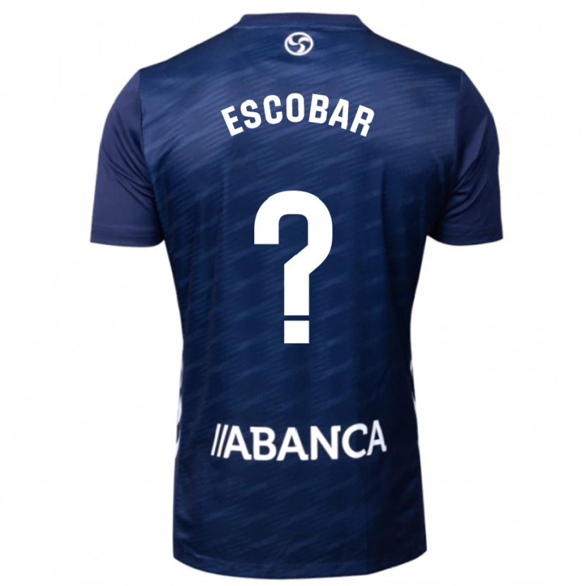 Danxen Heren Jordi Escobar #0 Marineblauw Wit Uitshirt Uittenue 2025/26 T-Shirt België