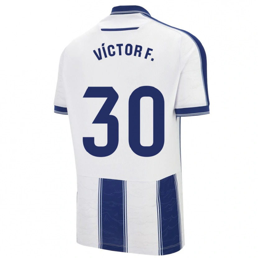 Danxen Heren Víctor Fernández #30 Marineblauw Wit Uitshirt Uittenue 2025/26 T-Shirt België