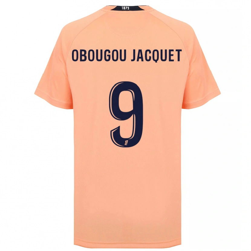Danxen Heren Noam Obougou #9 Oranje Marineblauw Uitshirt Uittenue 2025/26 T-Shirt België