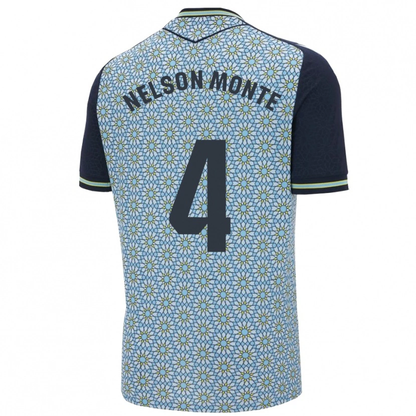 Danxen Heren Nélson Monte #4 Blauw Marineblauw Uitshirt Uittenue 2025/26 T-Shirt België