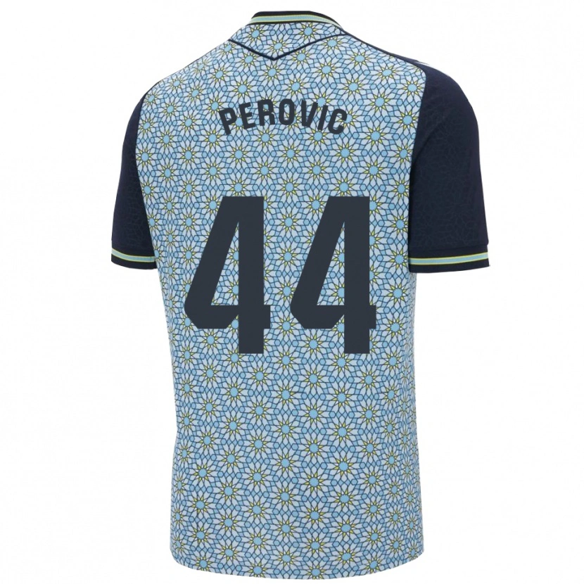 Danxen Heren Marko Perovic #44 Blauw Marineblauw Uitshirt Uittenue 2025/26 T-Shirt België