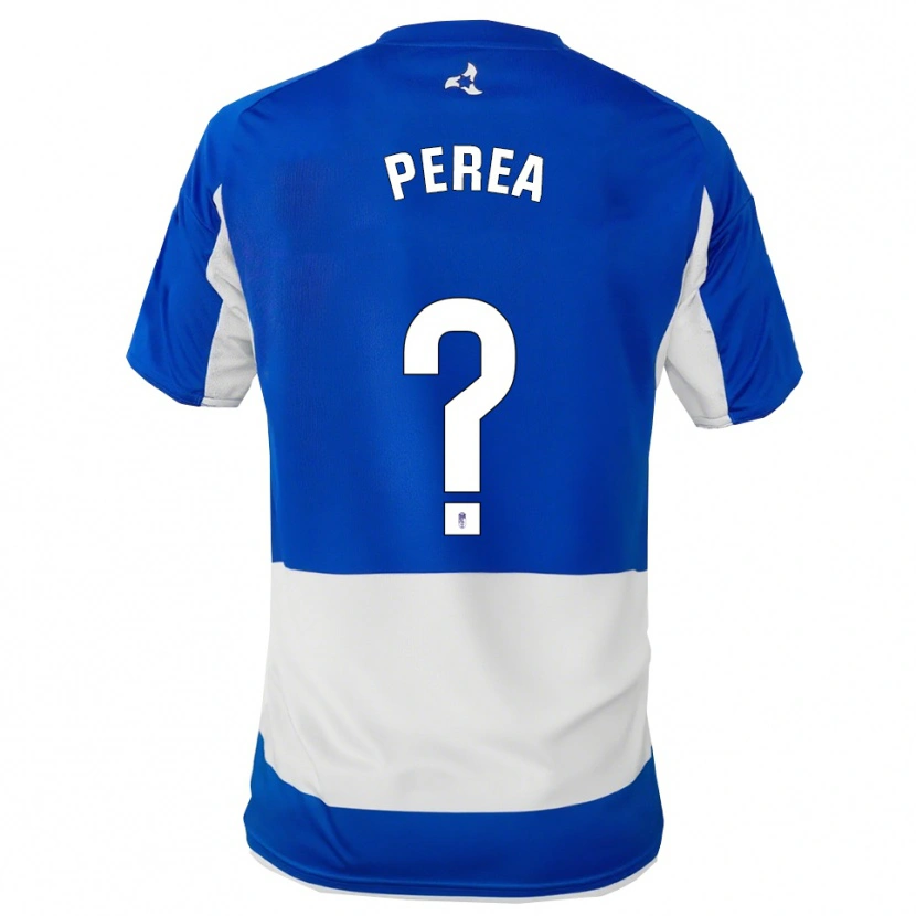 Danxen Heren Adri Perea #0 Blauw Wit Uitshirt Uittenue 2025/26 T-Shirt België