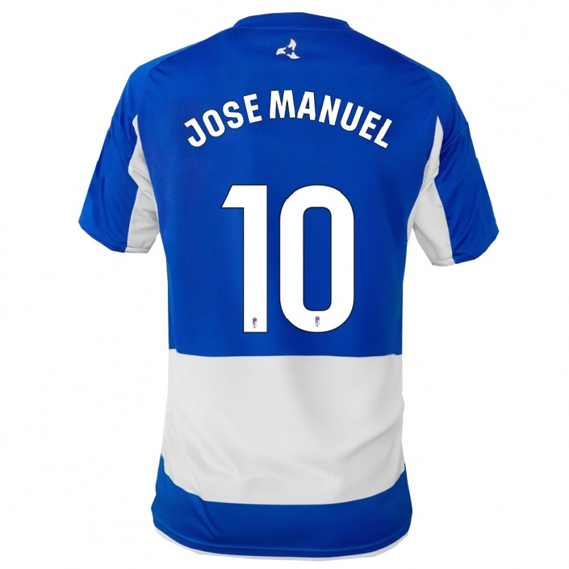 Danxen Heren José Manuel Arnáiz #10 Blauw Wit Uitshirt Uittenue 2025/26 T-Shirt België