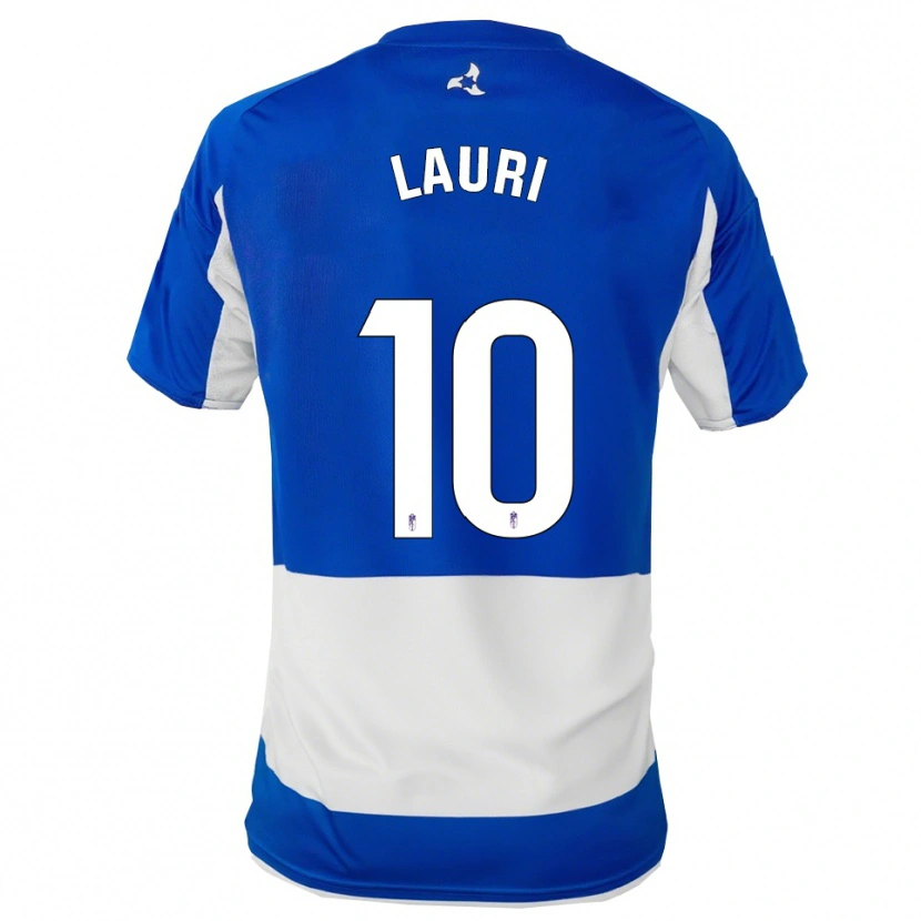 Danxen Heren Laura Requena Sánchez #10 Blauw Wit Uitshirt Uittenue 2025/26 T-Shirt België