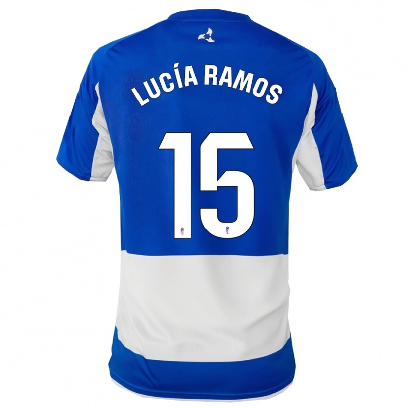 Danxen Heren Lucía Ramos Narvaez #15 Blauw Wit Uitshirt Uittenue 2025/26 T-Shirt België